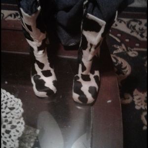 Steve Madden real cowhide leather boots